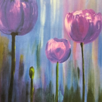 Blooming Beautiful Tulips