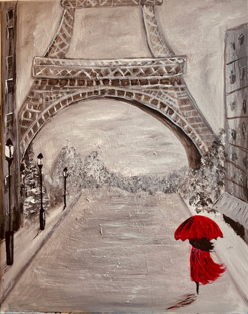 Red Lady in Paris Red Lady in Paris