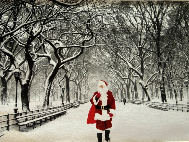 Santa in Central Park