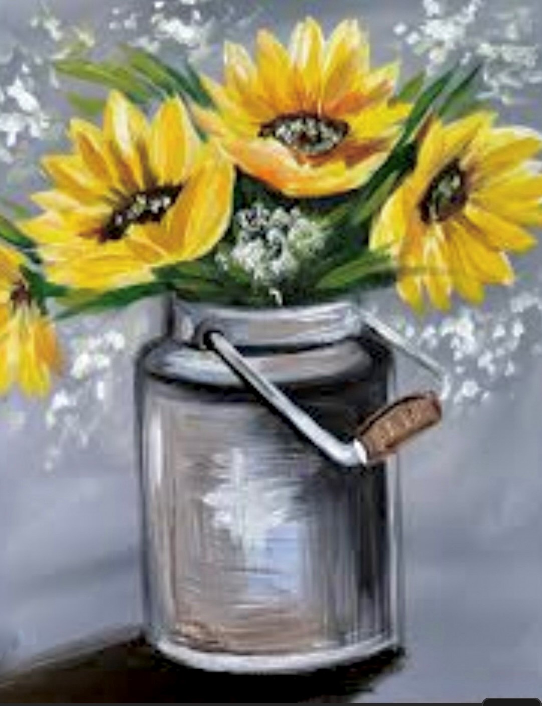 Sunflowers in Churn Sunflowers in Churn