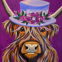 The Elegant Highland Cow