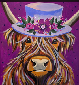 The Elegant Highland Cow