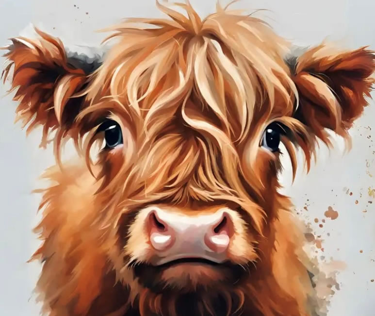 The Highland Calf The Highland Calf