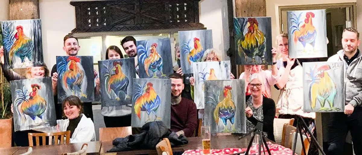 corporate painting event corporate painting event